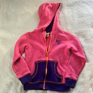 Gently used, kids Nike zip up hoodie